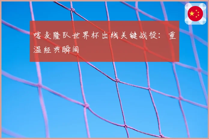 喀麦隆队世界杯出线关键战役：重温经典瞬间